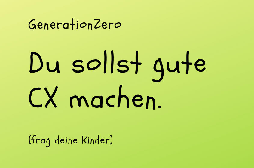 Gute Customer Experience ist das Ziel, die Generation Z hat Erfahrung