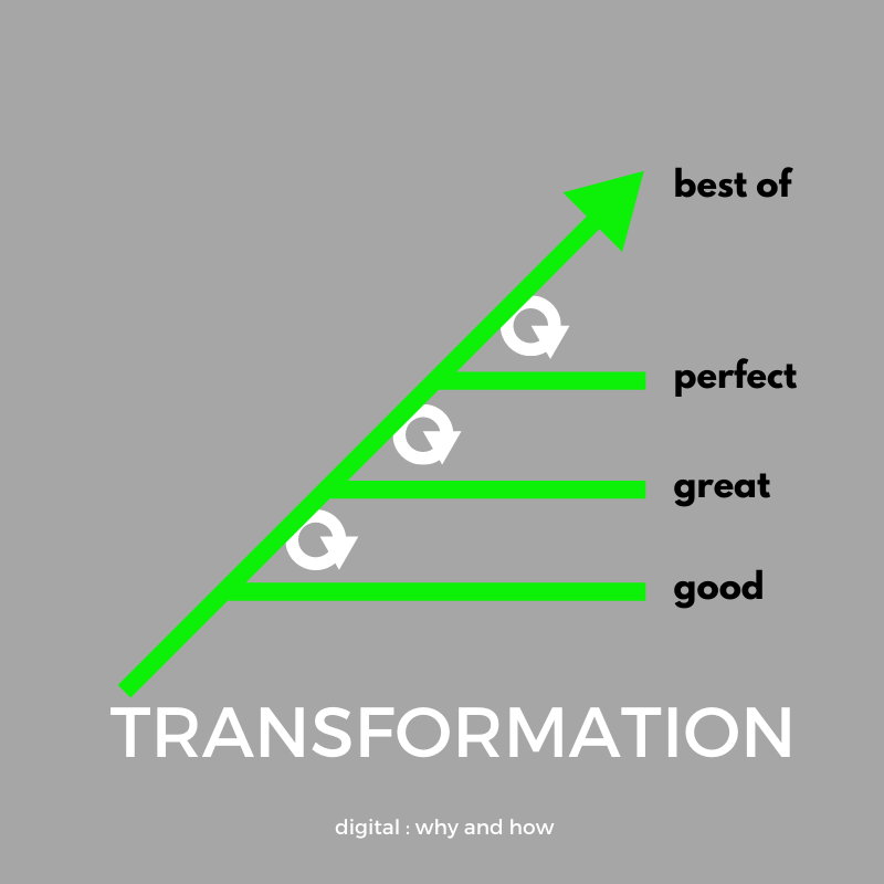 Transformation schafft eine Organisation der ständigen Verbesserung
