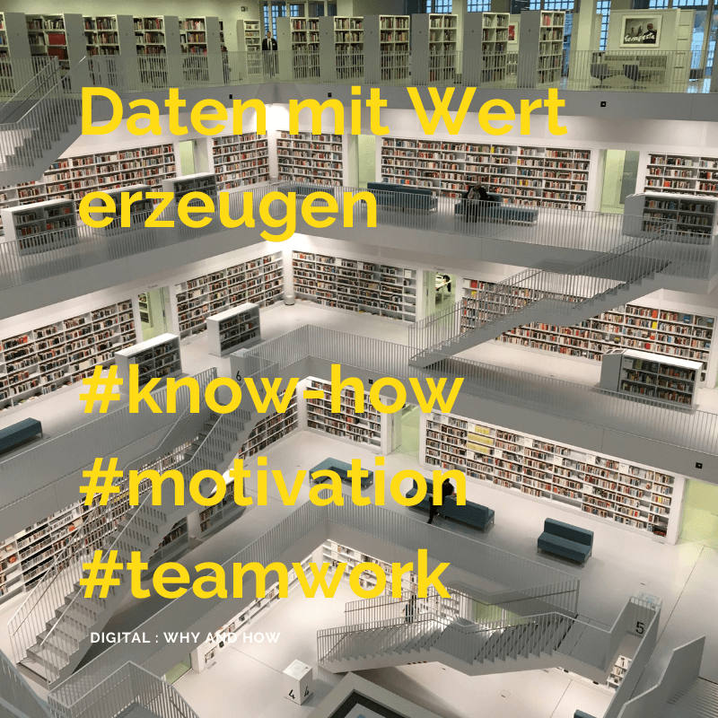 Digitale Kompetenz Daten mit Wert erzeugen